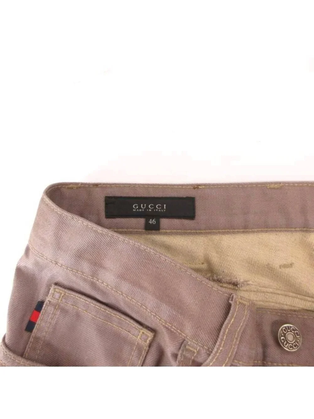 Gucci Denim Pants Jeans Skinny Cotton Gray 46